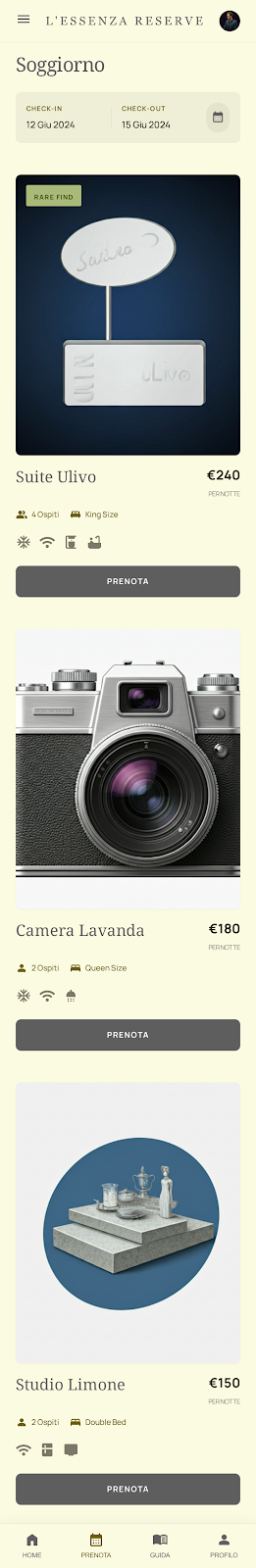 Schermata 3 — guida al soggiorno