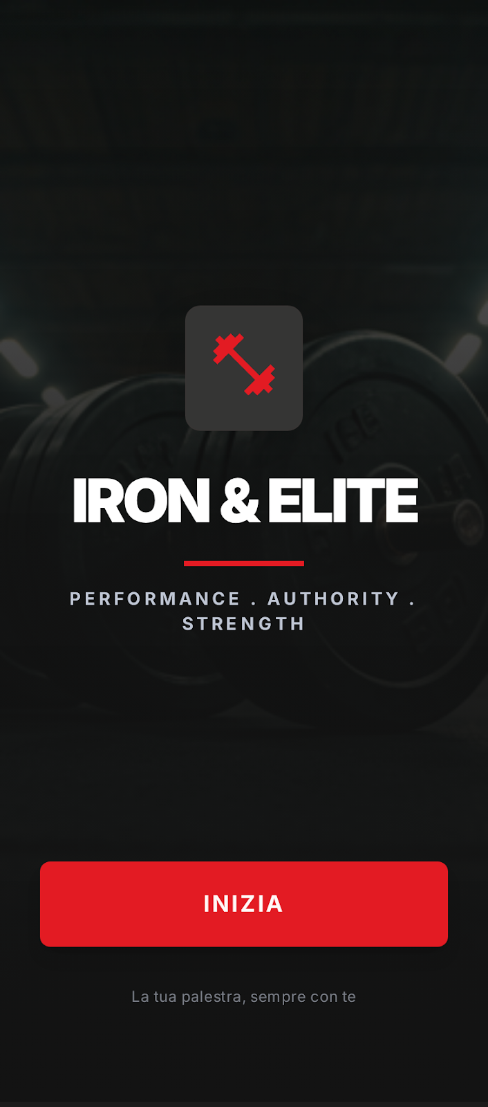 Anteprima app palestra