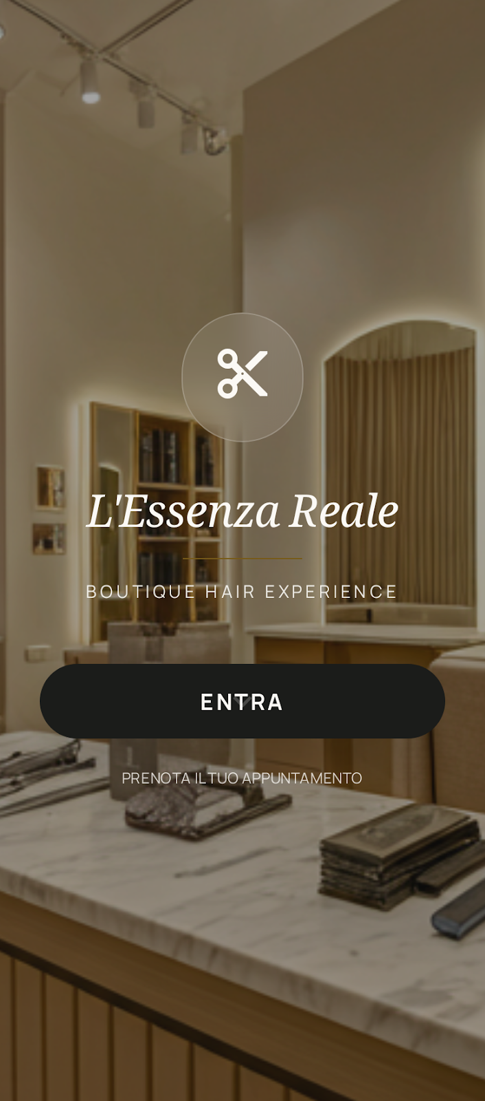 Anteprima app salone / barber